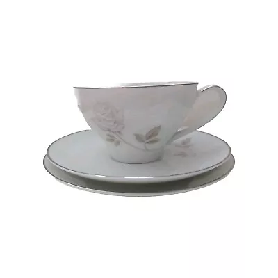 Buy  Vintage Noritake China Rosay 6216 Japanese Cup Saucer And Tea Plate Set. • 10£