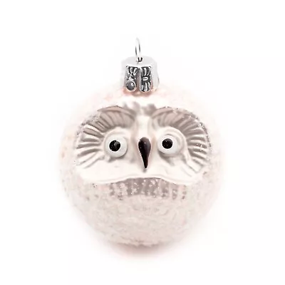 Buy Czech Blown Glass Owl Christmas Tree Ornament Ball • 18.64£