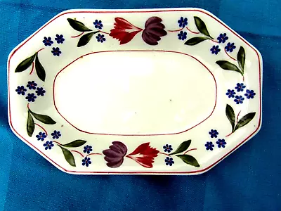 Buy CHINA TRAY DISH 7.75  X 5  Old Colonial  Adam Ironstone England (gravy Boat?) • 9.99£