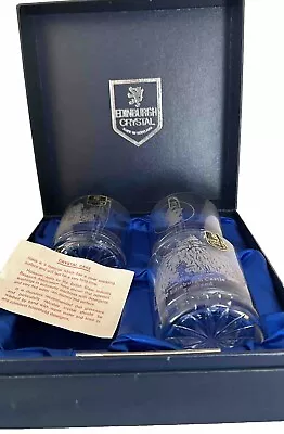 Buy Vintage Edinburgh Crystal Whisky Glass 8.4cm - Featuring Scotland Castles Unused • 20£