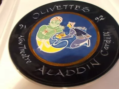 Buy Rumney Welsh Pottery Commemorative Plate Olivettes New Theatre Cardiff 1991/2 • 5.99£