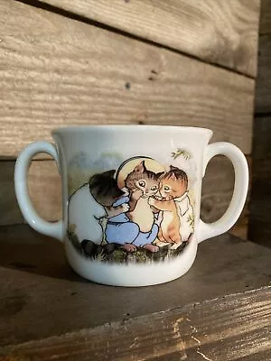 Buy VTG 1997 Wedgewood Peter Rabbit Beatrix Potter Nursery Baby Cup 2-Handled Mug • 9.31£