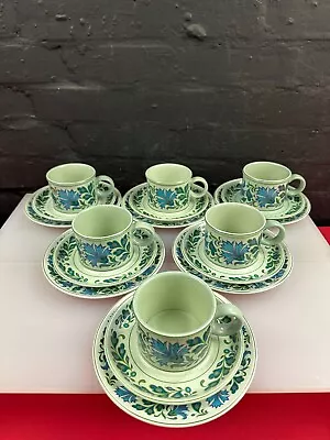Buy 6 X Midwinter Stonehenge Caprice Tea Trios Cups Saucers & Side Plate Set • 29.99£