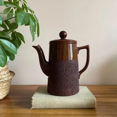 Buy Mid Century Studio Pottery Style Brown Ceramic Vase Jug Tea Pot Sadler England • 15£