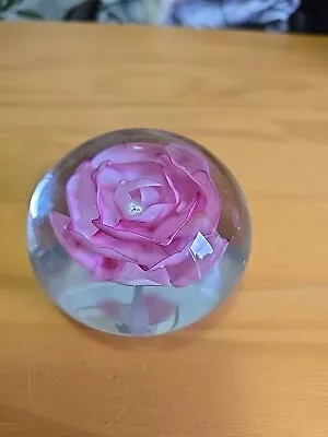 Buy Rose Paperweight Glass • 4£