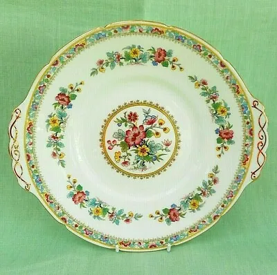 Buy Coalport Ming Rose Bone China Handled Cake Plate - 23 Cms (9.15 ) Diameter • 12.99£