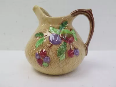 Buy Vintage Shorter And Son Pitcher / Jug Stoke On Trent Fruit And Grapes Moulded • 13.99£