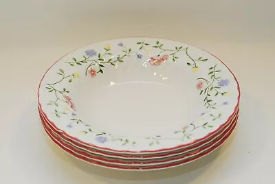 Buy 4 Johnson Brothers Summer Chintz Rim Soup Bowl Bowls 8.5 Inch B • 41.94£