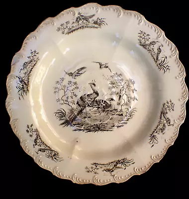 Buy Antique 18th Century Creamware Liverpool Birds Plate Wedgwood • 99.95£