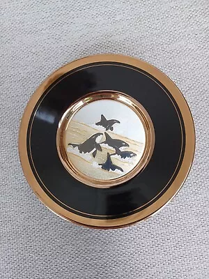 Buy Chokin Art 24kt Gold Dolphin Plate • 3£