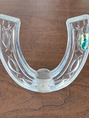 Buy Beautiful Waterford Crystal Horseshoe Paperweight ~ Luck Of The Irish ~ Detailed • 35.40£