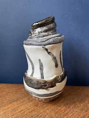Buy Vintage Studio Pottery Brutalist Sculpture/vase • 10£