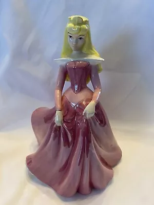 Buy Vintage Disney Sleeping Beauty Princess Aurora Porcelain Figurine Money Box 24cm • 14.99£