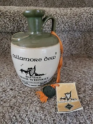 Buy Vintage Tullamore Dew Irish Whisky Ceramic Stoneware Bottle Jug / Empty • 27.96£