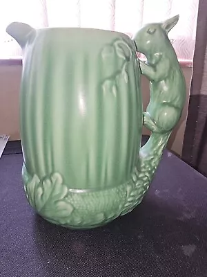 Buy Sylvac Green 1959 Acorn And Squirrel Jug • 15£