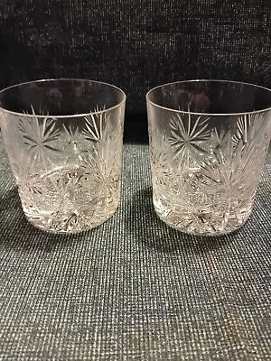 Buy Edinburgh Crystal Star Of Edinburgh Pattern 2 Whiskey  Glasses - Signed • 2,990£
