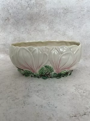 Buy Rare Vintage Sylvac Art Deco Flower Mantle Vase Planter Magnolia • 17£