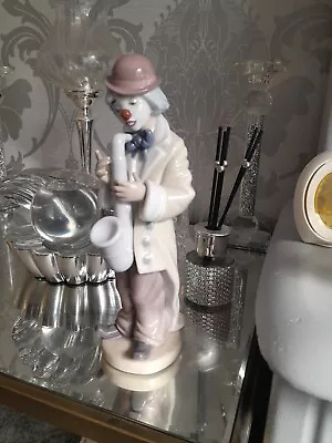 Buy Lladro Sad Sax Clown With Saxophone Figure 5471 23.5 Cm • 30£