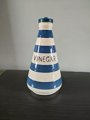 Buy Vintage Chef Ware Staffordshire Ironstone Blue And White 1960's Vinegar Bottle • 8£