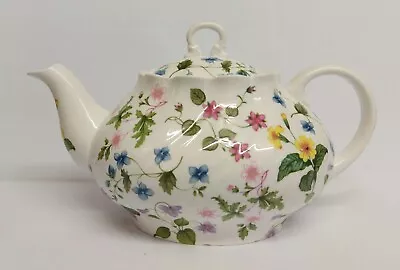 Buy Queens Country Meadow Bone China Large Teapot. • 15.99£