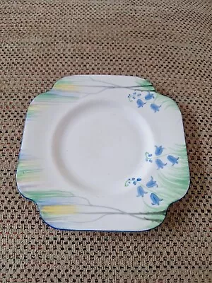 Buy ART DECO GRAFTON CHINA BLUEBELL 6 X Side Plates ● 16.25cm  • 18£