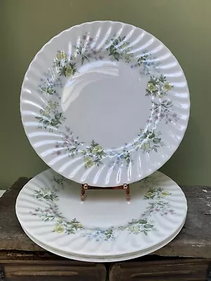 Buy Vintage Minton Spring Valley Fine Bone China Dinner Plates 10.5 Inches Width X4 • 24.99£