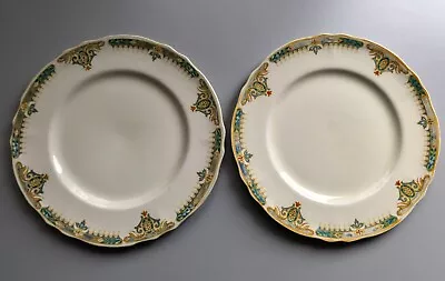 Buy 2 Vintage Art Deco Grindley China Cream Petal Sandwich Side Plates • 7.99£