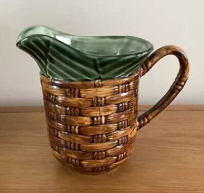 Buy Majolica Cabbage Ware Pouring Jug Very Unique And Attractive High Quality Item • 17.99£