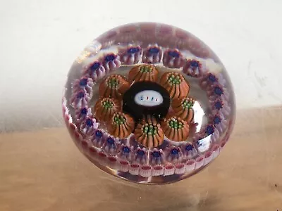 Buy Antique Circa 1920 France Baccarat 1815 Date Cane Millefiori Glass Paperweight • 73£