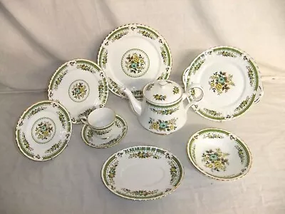 Buy Royal Stafford - Dovedale - Green Gilded Fluted Bone China Tableware - 8B4F • 10£