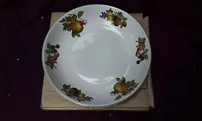 Buy Vintage Norfolk Pottery Bowl Fruit Pattern Approx 13  In Diameter, Never Used • 7£