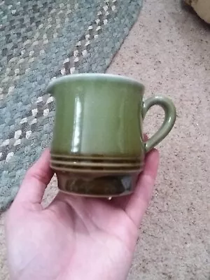 Buy Small Denby Milk /Cream Jug .Vintage Style  Green And Brown. Rochester • 2.99£