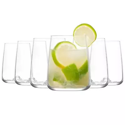 Buy 6x LAV Terra Highball Glasses Tall Glass Water Drinking Tumblers Set 590ml • 13£