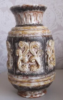 Buy Large Mid Cen ALVINO BAGNI Attributed To RAYMOR Marble Effect Vase 10.1/2 Inches • 65£