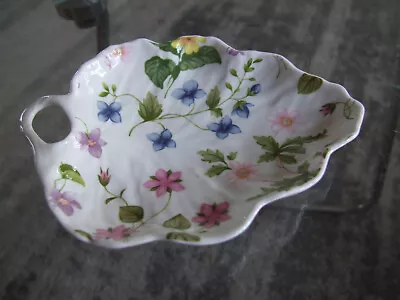 Buy Jul Offers / Combine - Queens Fine Bone China Country Meadow Trinket Plate • 4.49£