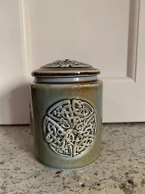 Buy Vintage Irish WADE Pottery Ceramic Lidded Jar-Celtic Kells-Jim Borsey SerpentJar • 19.99£