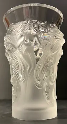 Buy Lalique Frosted Fantasia Vase One Of My 400+ Listings • 461.31£