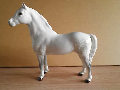 Buy Beswick China Welsh Mountain Pony Model #1643 1st Version Grey Gloss. Ear Chip • 45£