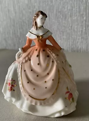 Buy Coalport China Lady Figure Fairest Flowers Lily Peach Perfect Condition • 24.99£