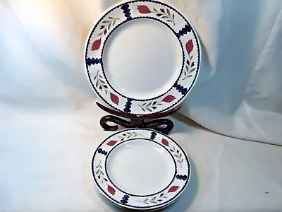Buy Adams Lancaster English Ironstone 10  Dinner And 8  Salad Plates Made In England • 23.30£