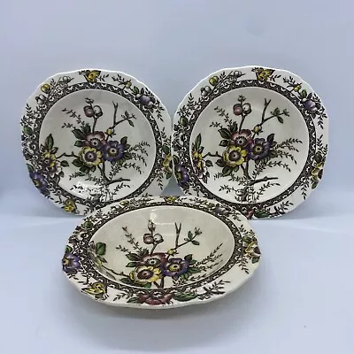 Buy Vintage Alfred Meakin England Medway Decor Set Of  3 Small Bowls • 26.50£