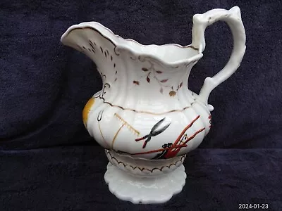 Buy Rare Farm Antique (GOOD COND) Porcelain Jug Pitcher Staffs Scottish East Coast • 40£