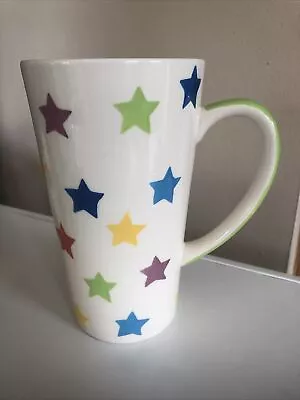 Buy Whittard Of Chelsea Multicoloured Stars Tall Latte Mug Green Handle • 11.99£