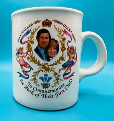 Buy Royal Commemorative Ceramic Mug Celebrating The Birth Of Prince William In 1982 • 4.99£