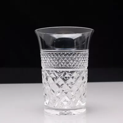 Buy Thomas Webb Crystal Russell Cut 6oz Flat Whisky Tumbler Glass 4 1/4  10.8cm Tall • 32.99£