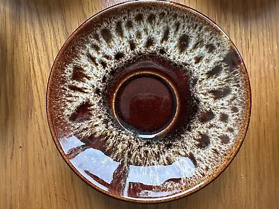Buy Fosters Studio Pottery Brown Honeycomb Drip Glaze Cornishware Cornish Pottery • 18£