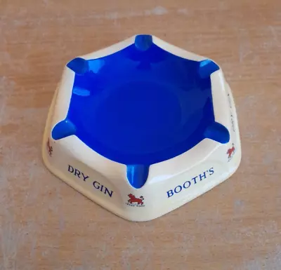 Buy Booths Dry Gin Ashtray Vintage Carlton Ware Advertising Made In England • 24.99£