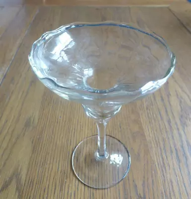 Buy Vintage Glass Long Stem Candle Holder • 17£