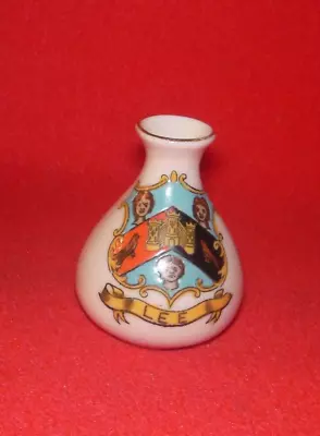 Buy Arcadian Crested China Vase LEE Crest • 4.99£
