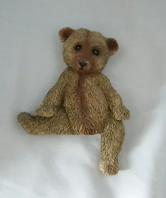 Buy Pottery Cute Shelf Edge Or Hanging Sitting Teddy Bear Approx Height 14cm Fre P&P • 11.99£